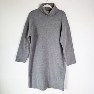 Zara soft knit‎ oversized grey sweater dress Small